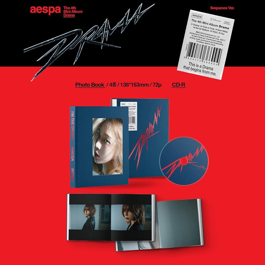 aespa drama アルバム ウィンター セット Amazon.com: aespa Drama 4th Mini Album CD+Photocard+Tracking