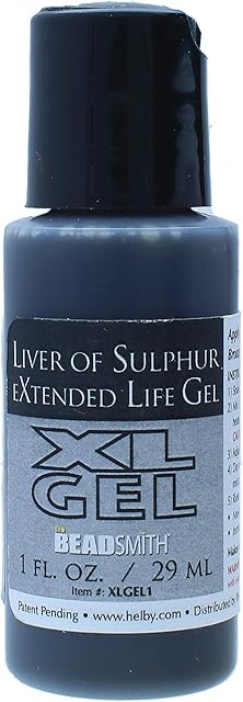 EURO TOOL Liver of Sulphur Gel, 1 Ounce Bottle | SOL-610.01