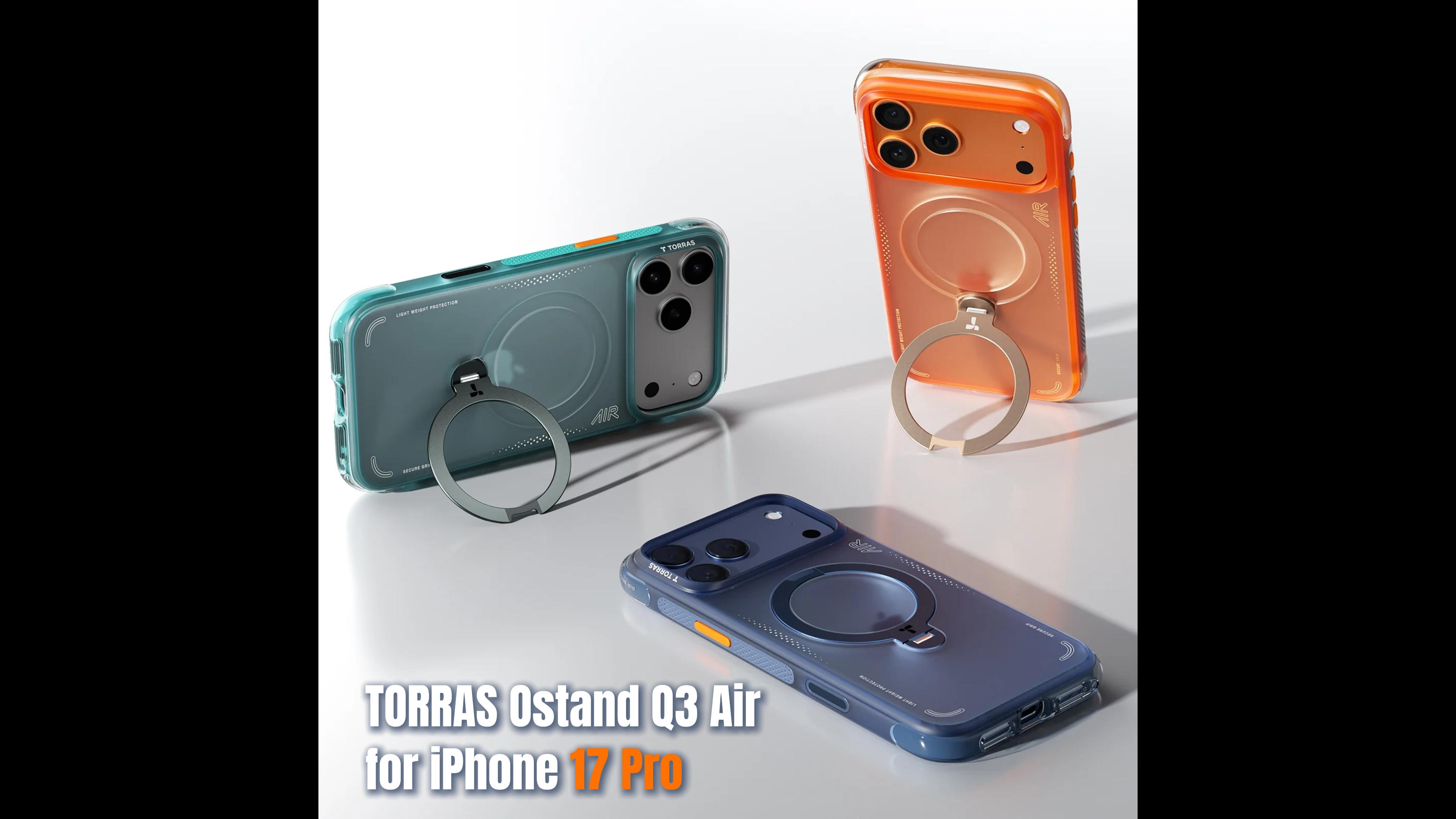 Watch TORRAS Ostand Q3 Air for iPhone 17 Pro Case on Amazon Live