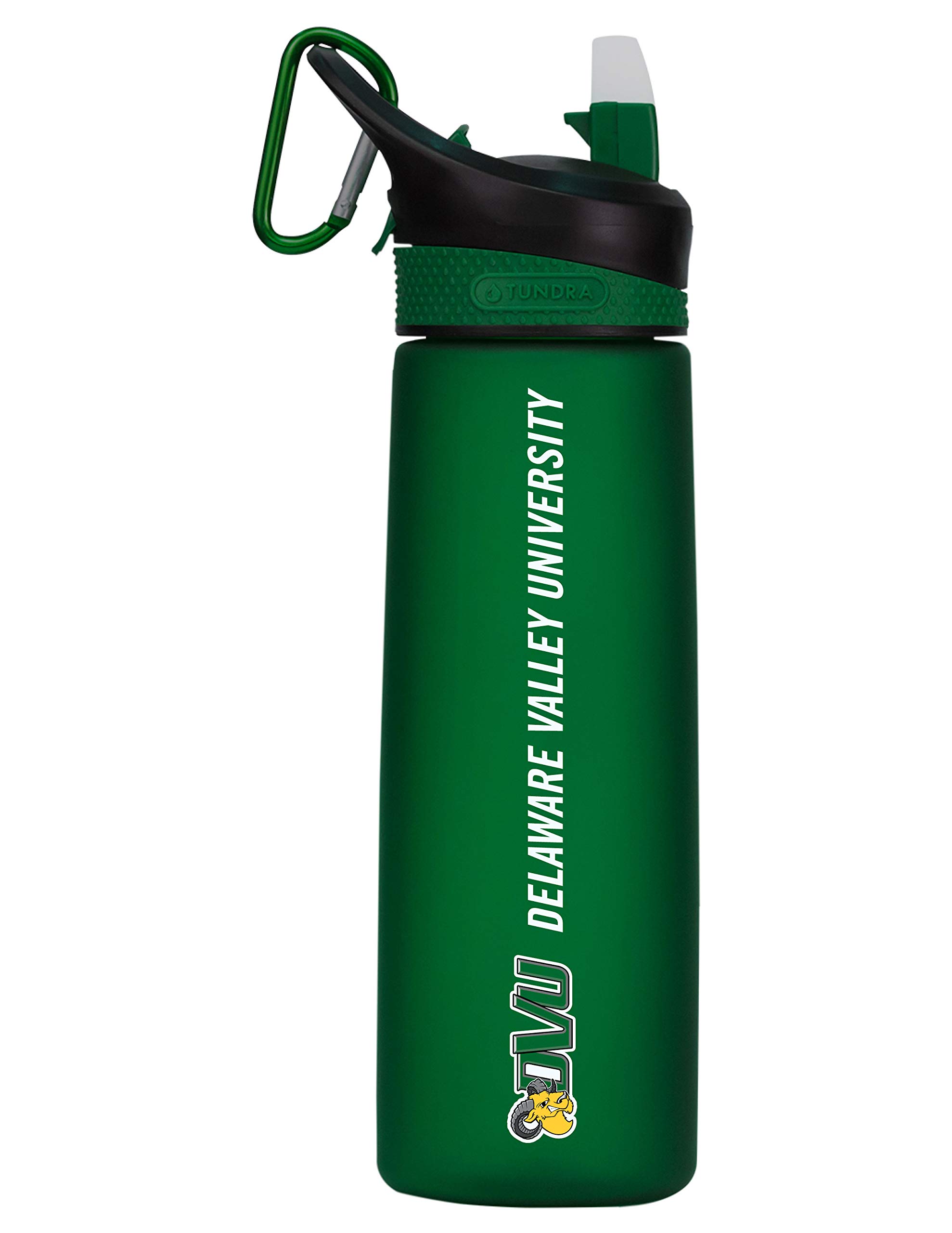 Delaware Valley University Tritan Plastic Frosted Sport Water Bottle, Design-1 - Green