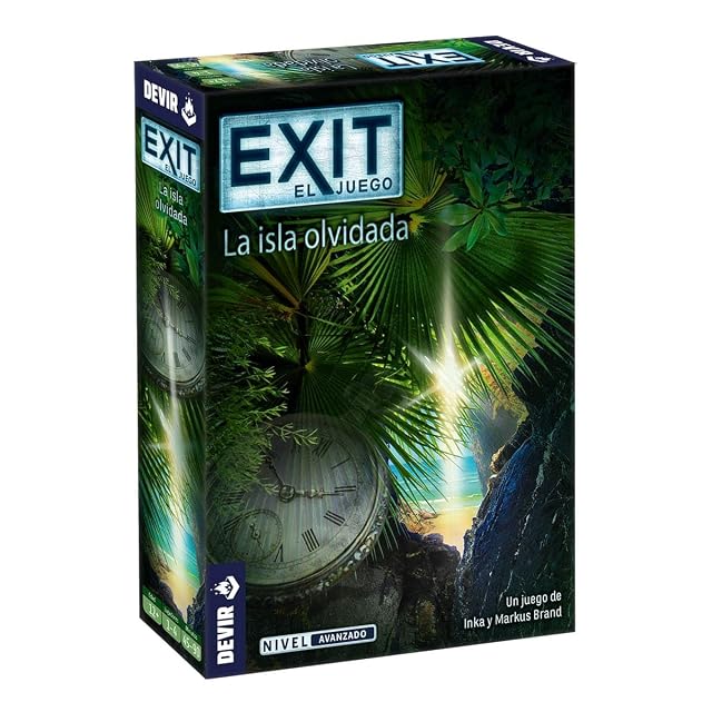 Devir - Exit: La Isla Olvidada, Juego de Mesa en Español, para jugar con Amigos, Escape Room, Juegos de Misterio, para Adultos (BGEXIT5)