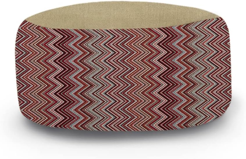 Kt KILOtela - Upholstery Fabric, Jacquard Gobelin, Upholstering Furniture, Headboards, Accent Pillows, Handbags, Tote Bags, 1 Yard, 36" Length x 110" Width, Zigzag, Garnet, Blue