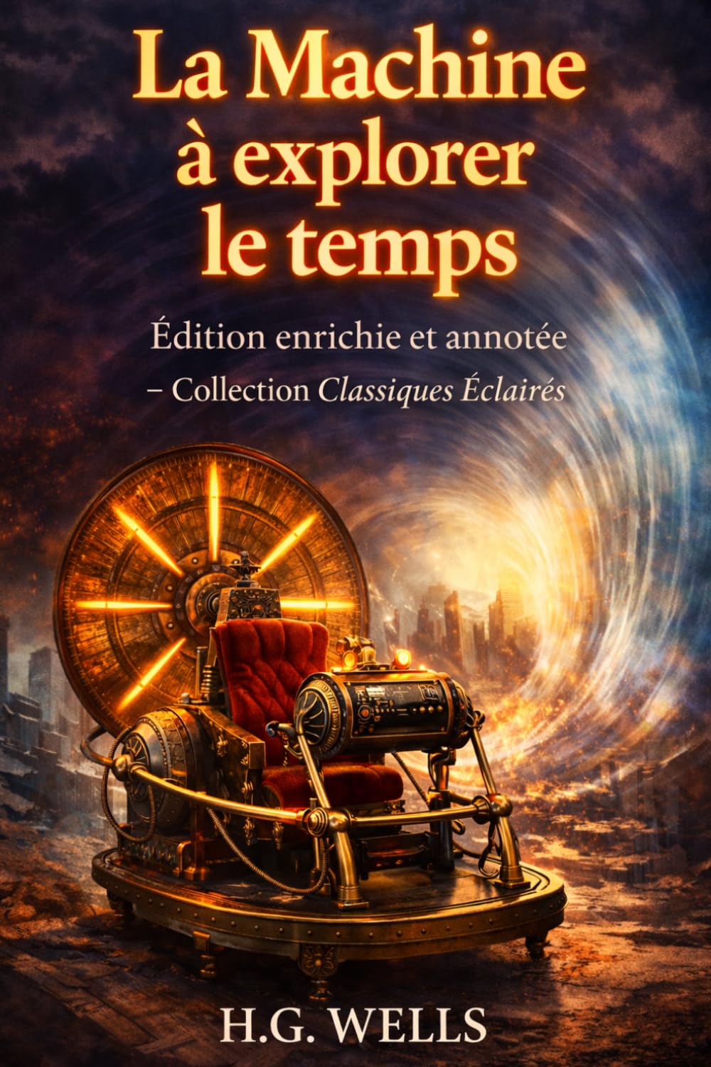 La Machine à explorer le temps: Édition enrichie et annotée — Collection Classiques Éclairés
