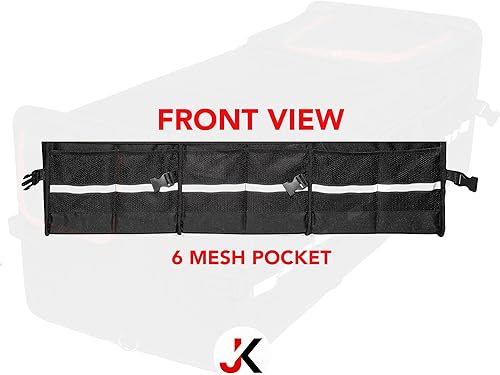 Miniatura 7 de J&K Organizador de maletero de coche para SUV, camión, furgoneta, sedán, organizador plegable de múltiples compartimentos, almacenamiento de