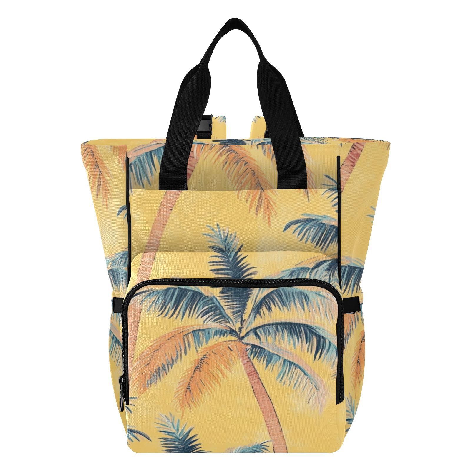 Bolsas de pañales para bebé, niña, niño, retro, árbol tropical