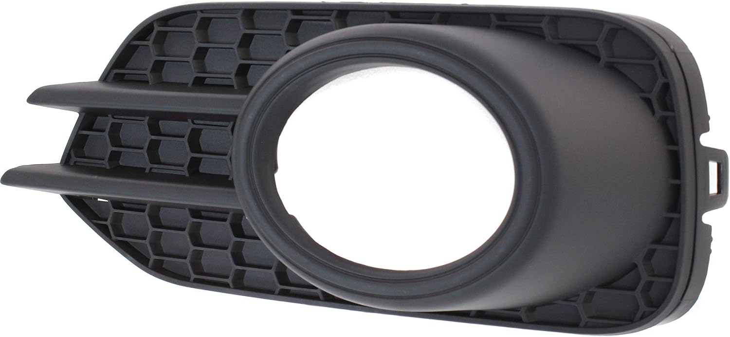 Garage-Pro Fog Light Trim Compatible with 2012-2018 Volkswagen Tiguan & 2017-2018 Volkswagen Tiguan Limited Textured Front, Driver Side