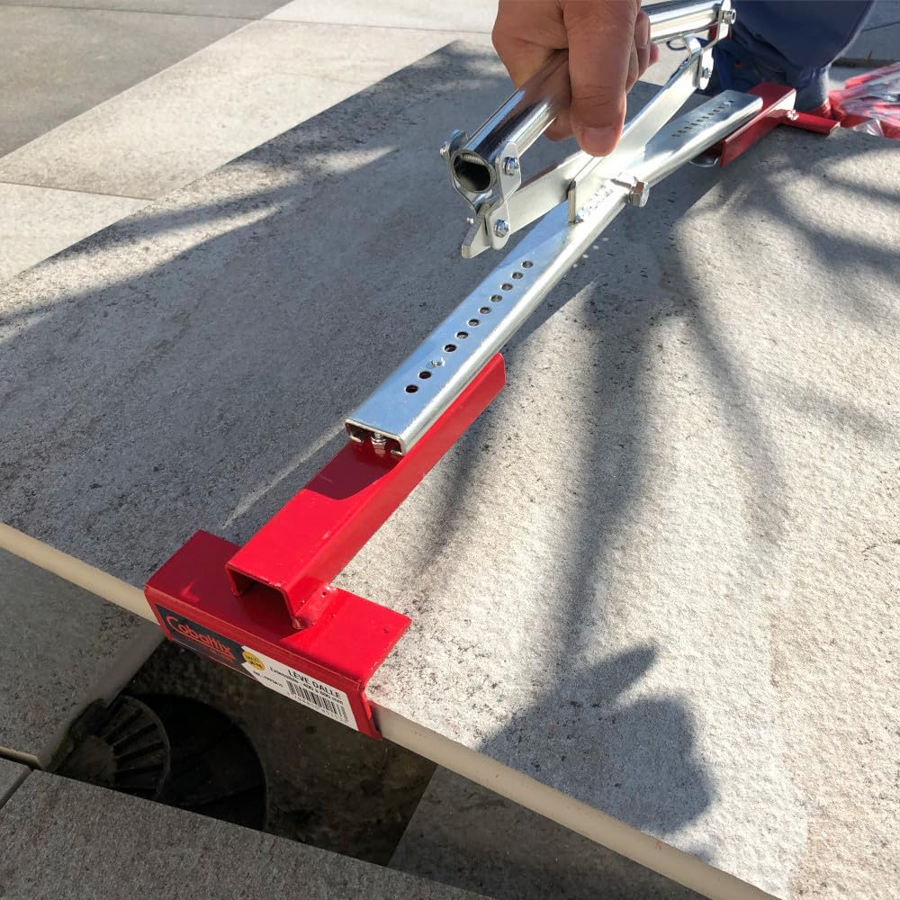 Alzacristallo Cobaltix Pro - Regolabile 350-630 Mm, Portata 30 Kg, Per Piastrelle E Lastre - Foto 9