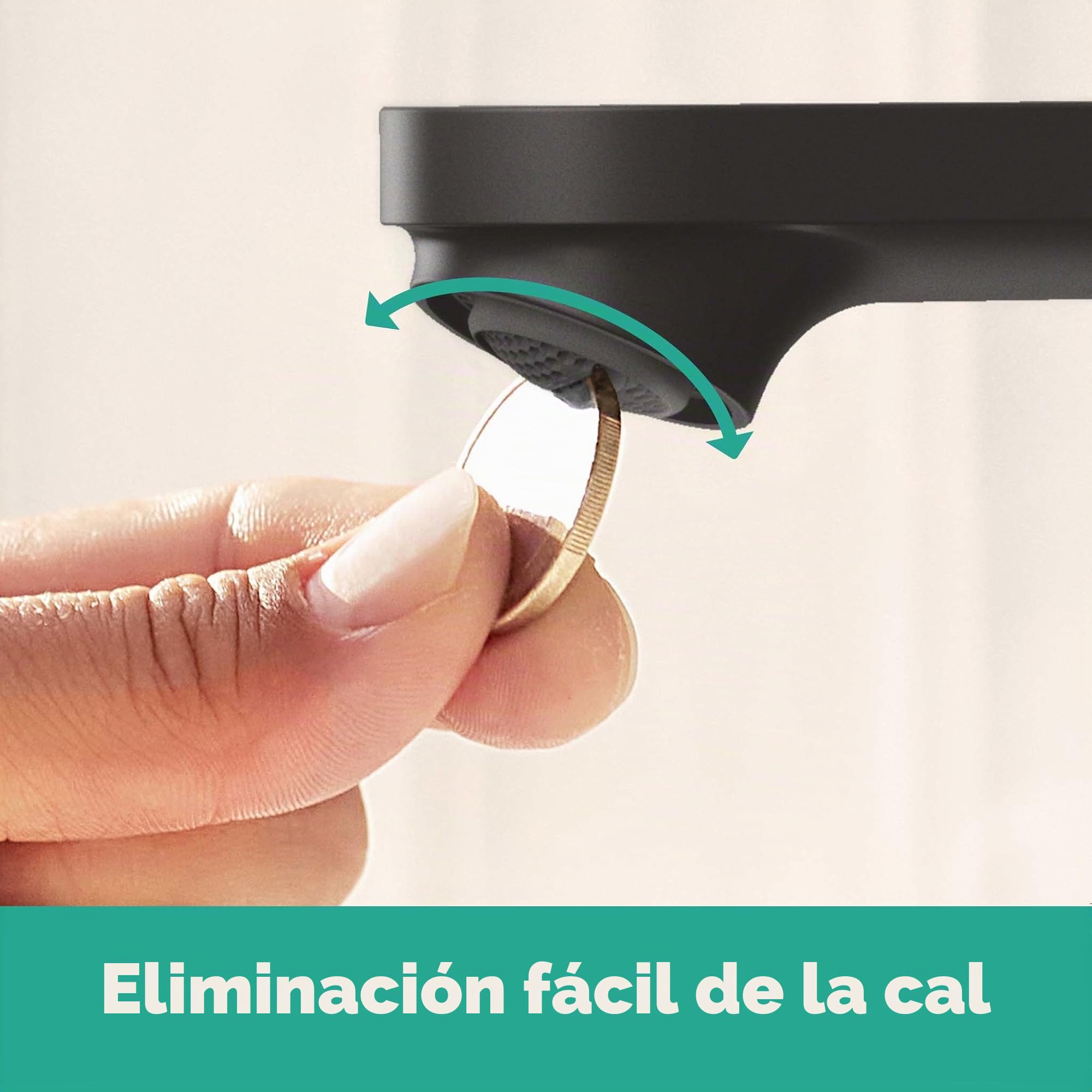 hansgrohe Rebris S - grifo lavabo con vaciador automático, ahorro de energía (CoolStart), grifo monomando lavabo, altura del caño 84 mm, ahorro de agua (EcoSmart+), negro mate, 72586670