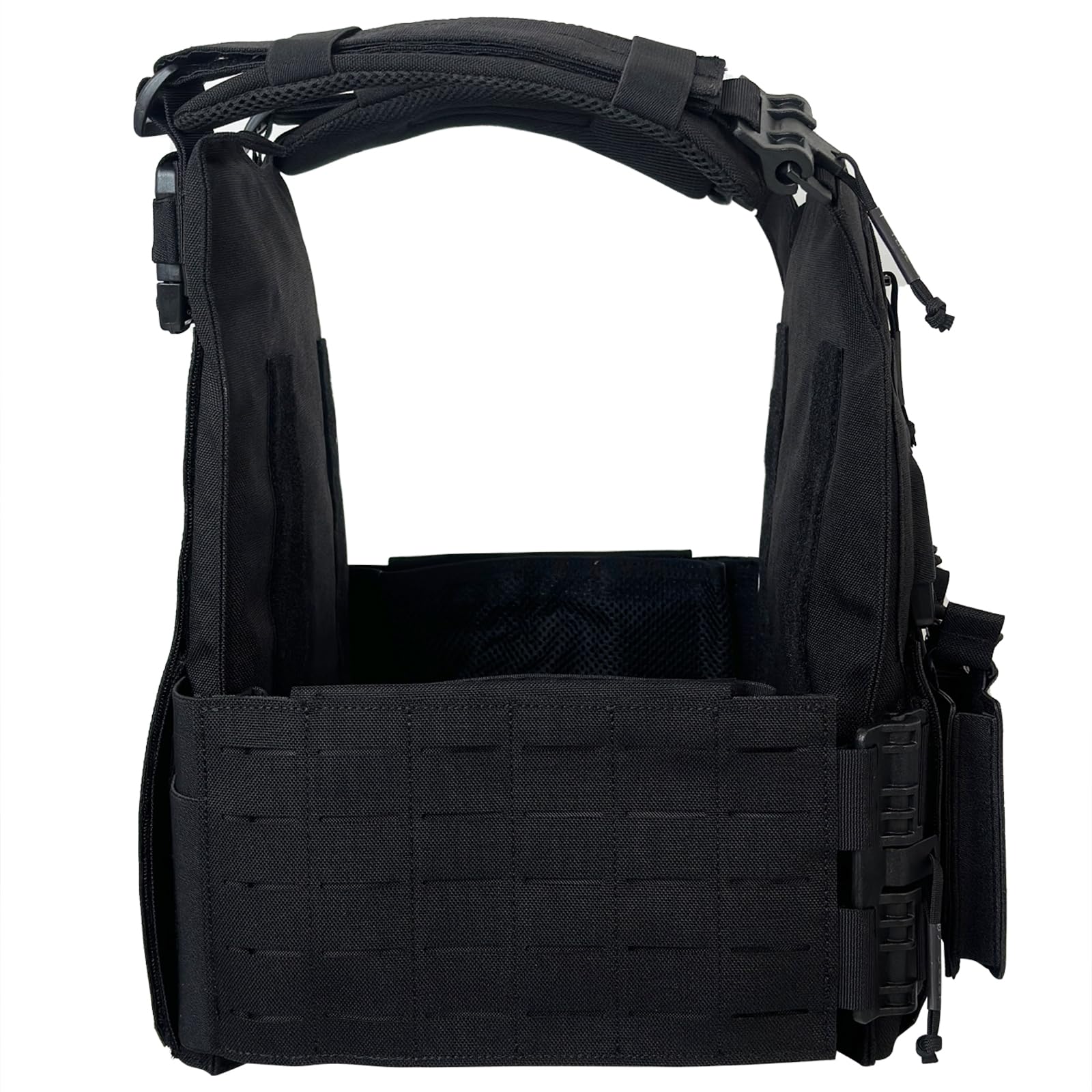 Taktische Plattenträgerweste aus 1000D Nylon mit 5,56-mm-Magazin, lasergeschnitten, leichtes Paintball-Zubehör für den Innen- und Außenbereich