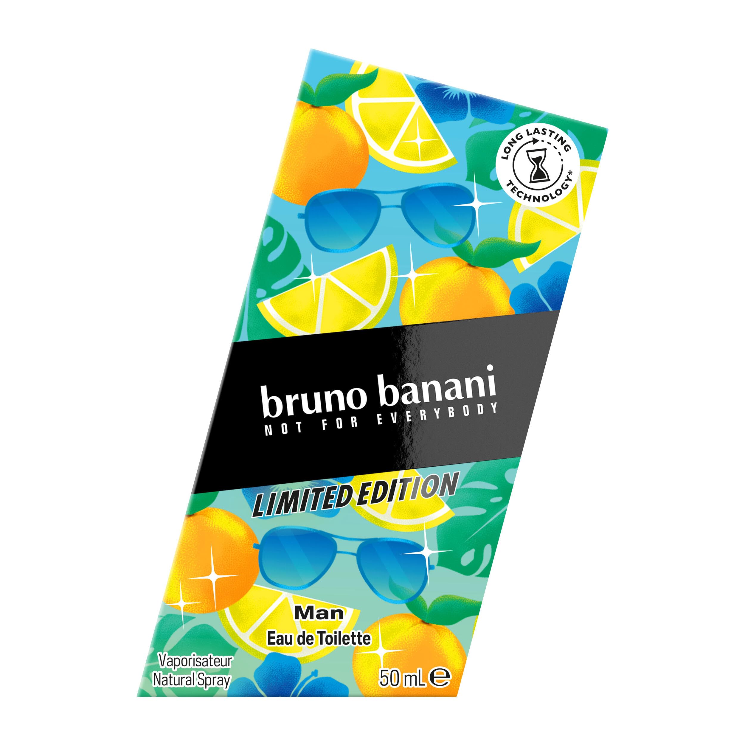 bruno banani Limited Edition Eau de Toilette für Ihn, lebendiger und maskuliner Fougère-Duft mit fruchtigen Noten, 50 ml - 3