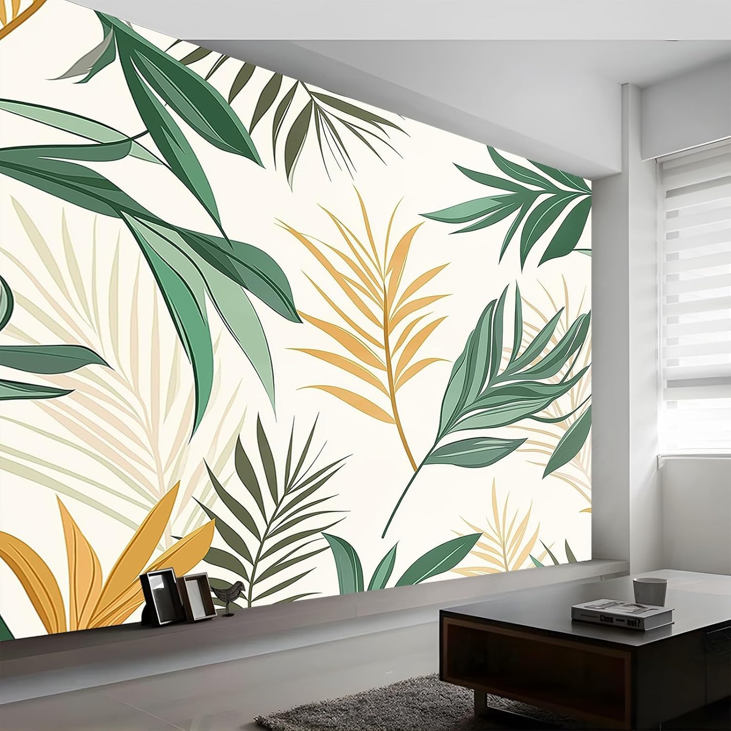 Papier peint panoramique palmier tropical 250x175 cm intissé