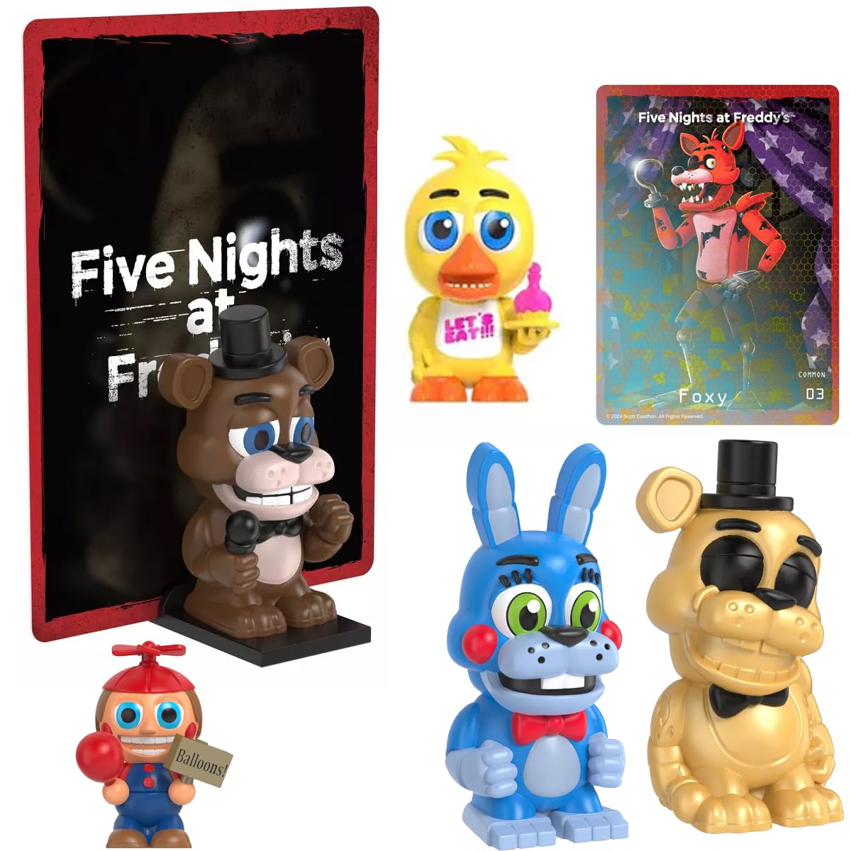 Let's Eat Five Nights at Freddy's Bundled with Animatronic Figure