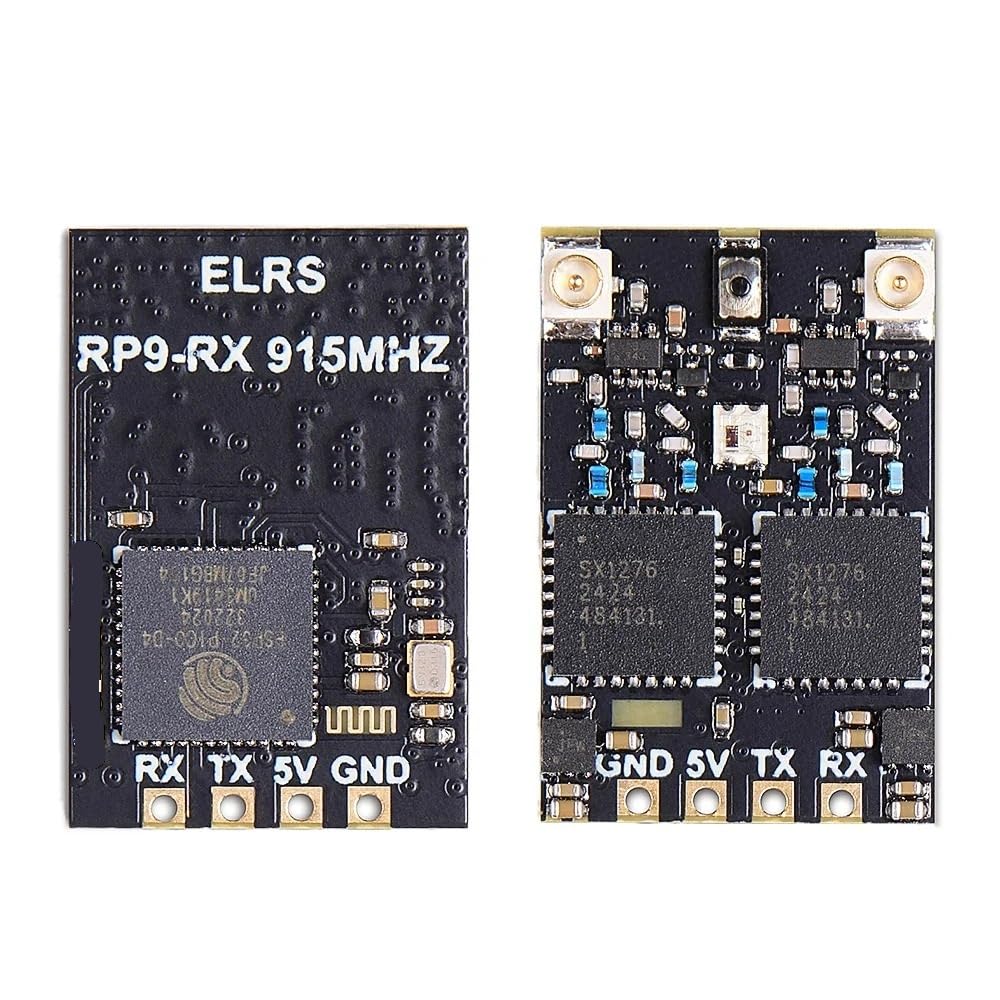 RP9-RX ELRS 915MHZ Diversity Ricevitore MHF 1/U.FL Protocollo ricevitore CRSF 5V Adatto for parti RC FPV Drone a lungo raggio