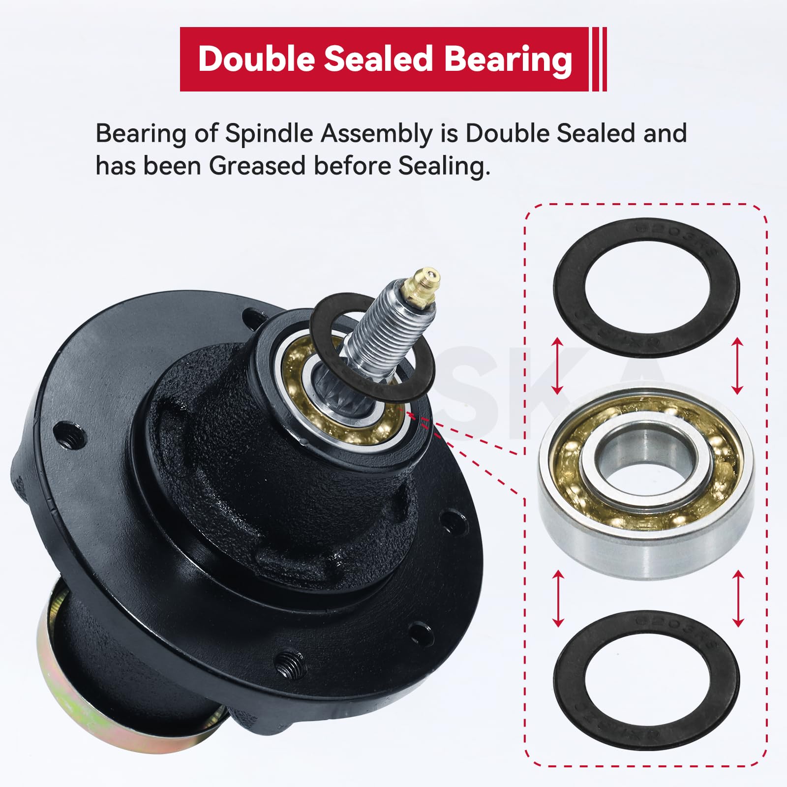 Amazon.com : GELASKA 539131898 Spindle Assembly Replaces Husqvarna