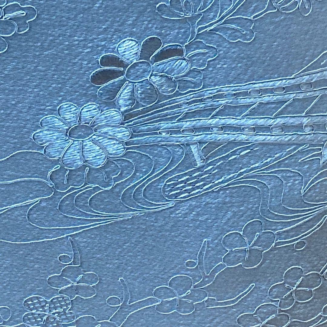 Amazon.co.jp: ［9884］訪問着 色無地 汕頭刺繍 スワトウ 正絹 着物 袷