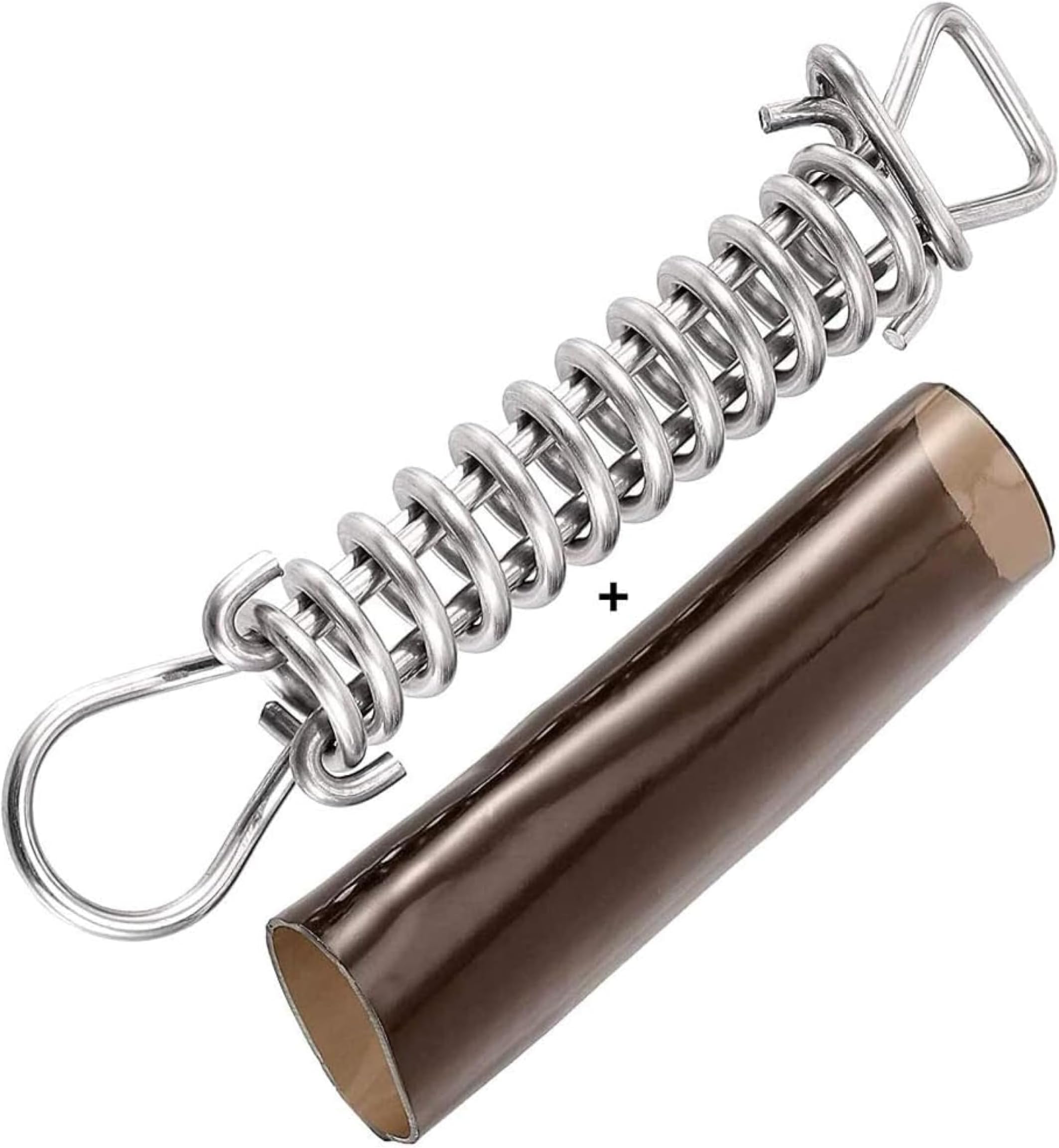 Wood Grip 304-SS 8" Long Swimming Pool Cover Stainless Steel Spring- 5 Pack