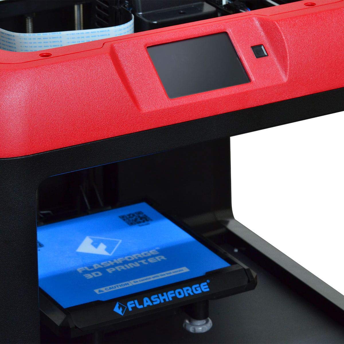 Flashforge Finder stampante 3D Tecnologia FFF (Fused Filament Fabrication) Wifi - Stampanti 3D (Plastica, LCD, 8,89 cm (3.5"), Nero, Rosso, 150 W, 115-230 V)