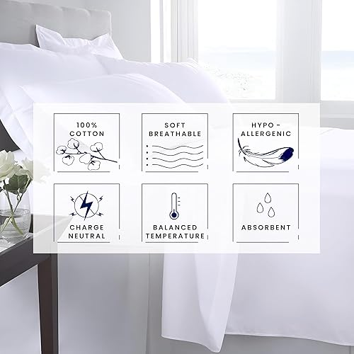 Miniatura 4 de Kotton Culture - Juego de sábanas de 4 piezas 100% algodón egipcio, 600 hilos, sábanas de hotel de lujo suaves y frescas con bolsillos profundos de