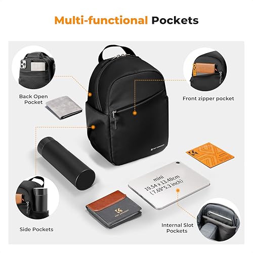 Miniatura 3 de K&F CONCEPT Bolsa pequeña para cámara fotográfica, bolsa cruzada para cámara DSLRSLRSLRsin espejo, funda compacta para cámara para hombres y