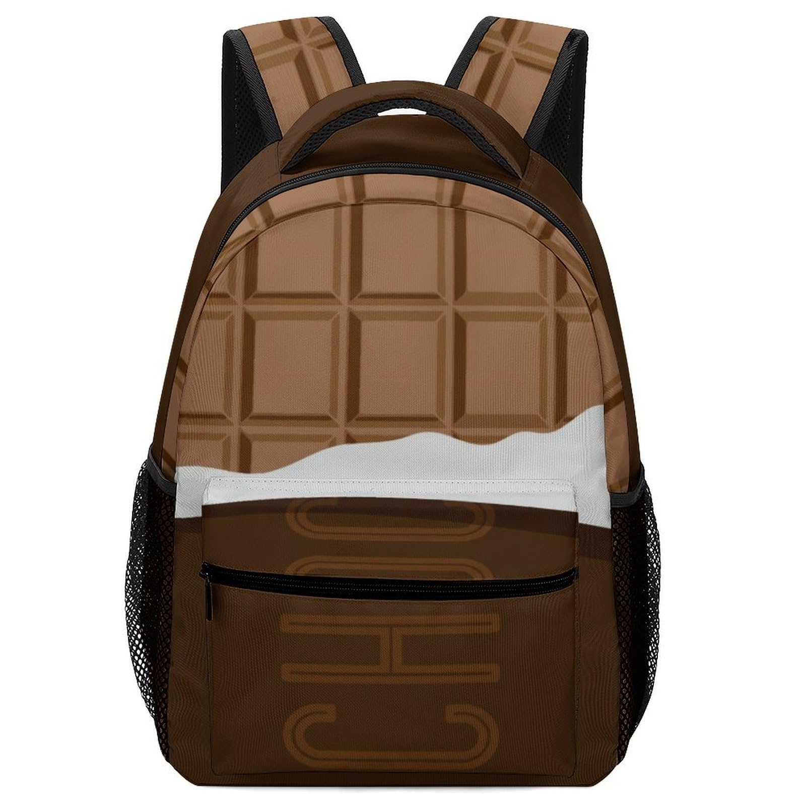Snbidmk Chocolate Ice Cream Backpack Sports Travel Daypack School Backpack Bookbag for Boy & Girl Daypack