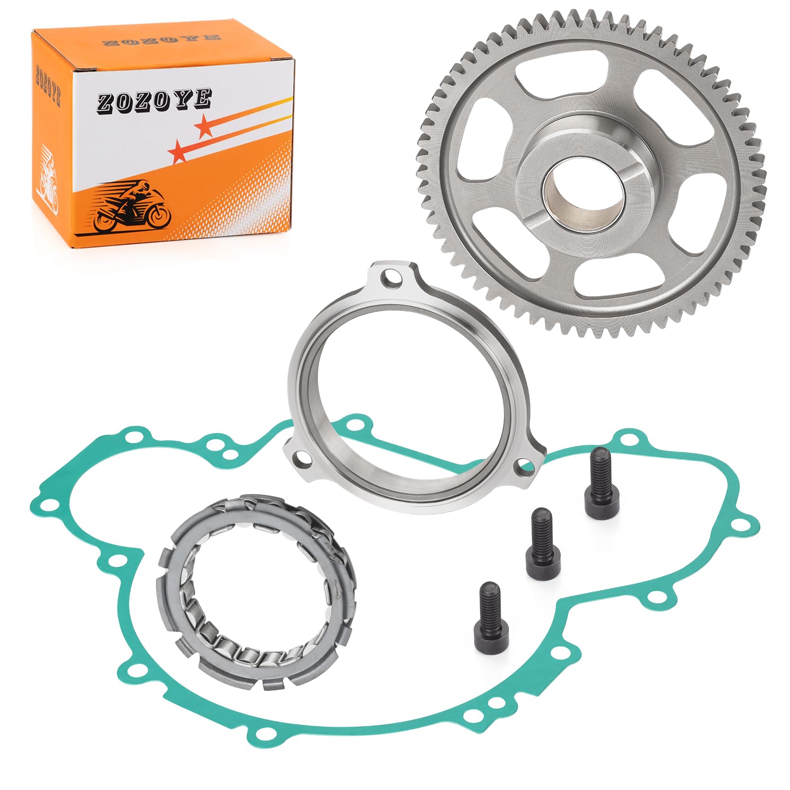 Kit de juntas de engranaje loco de embrague de arranque de rodamiento unidireccional para Polaris RZR 900 XP 2011-2012 RZR 900 XP 4 2012 6230467 1204184