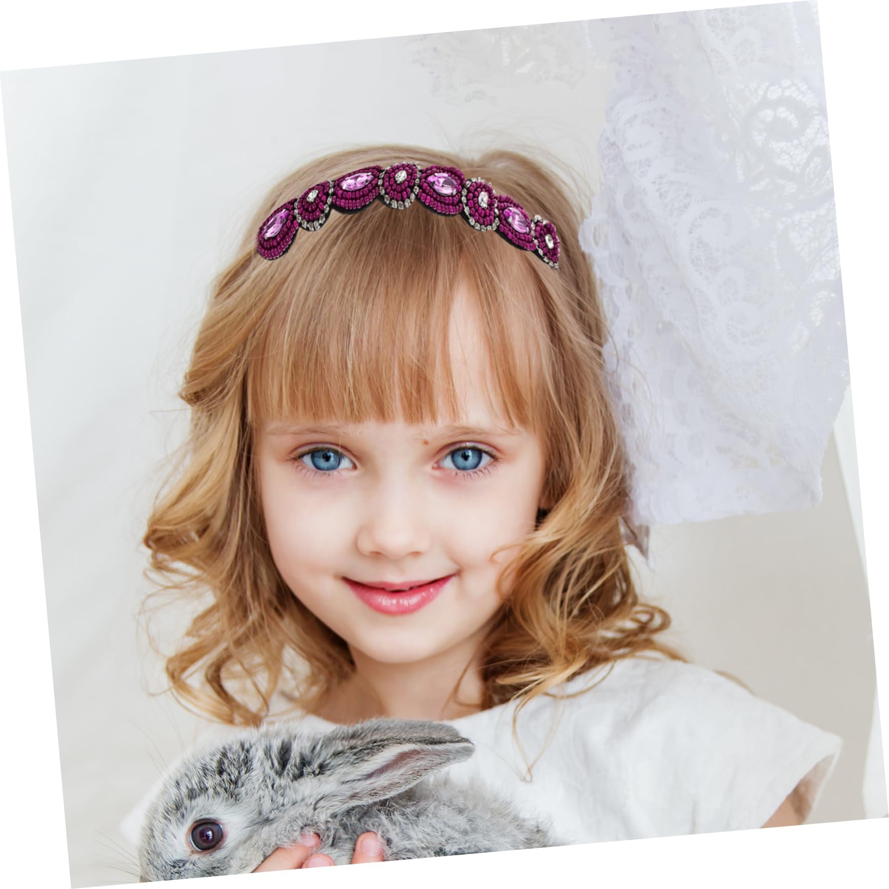 FRCOLOR 14pezzi Fascia Per Accessori Per Cerchietti Elasticizzati in Per Matrimonio e
