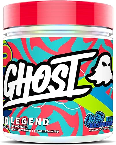 GHOST Legend V3 - Polvo de preentrenamiento, Lemon Crush, 30 porciones, preentrenamiento para hombres y mujeres con cafeína, L-citrulina y beta