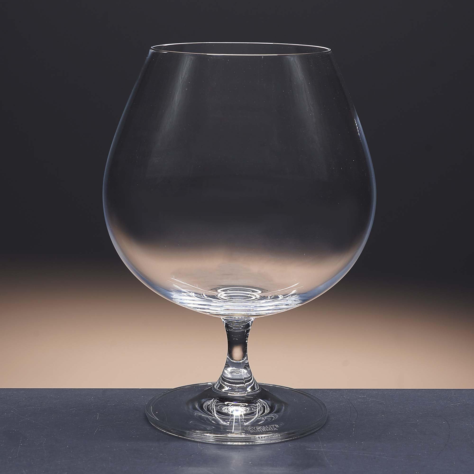 Gala&K | Juego de 6 copas de cristal para coñac o brandy | Colección GASTRO.
