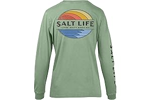 Salt Life Vintage Rays Long Sleeve Boyfriend Tee For Men