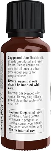 Miniatura 3 de NOW Aceites esenciales, aceite de sándalo, mezcla de 14% de aceite de sándalo puro en aceite de jojoba puro, aromaterapia esencial a tierra, tapa