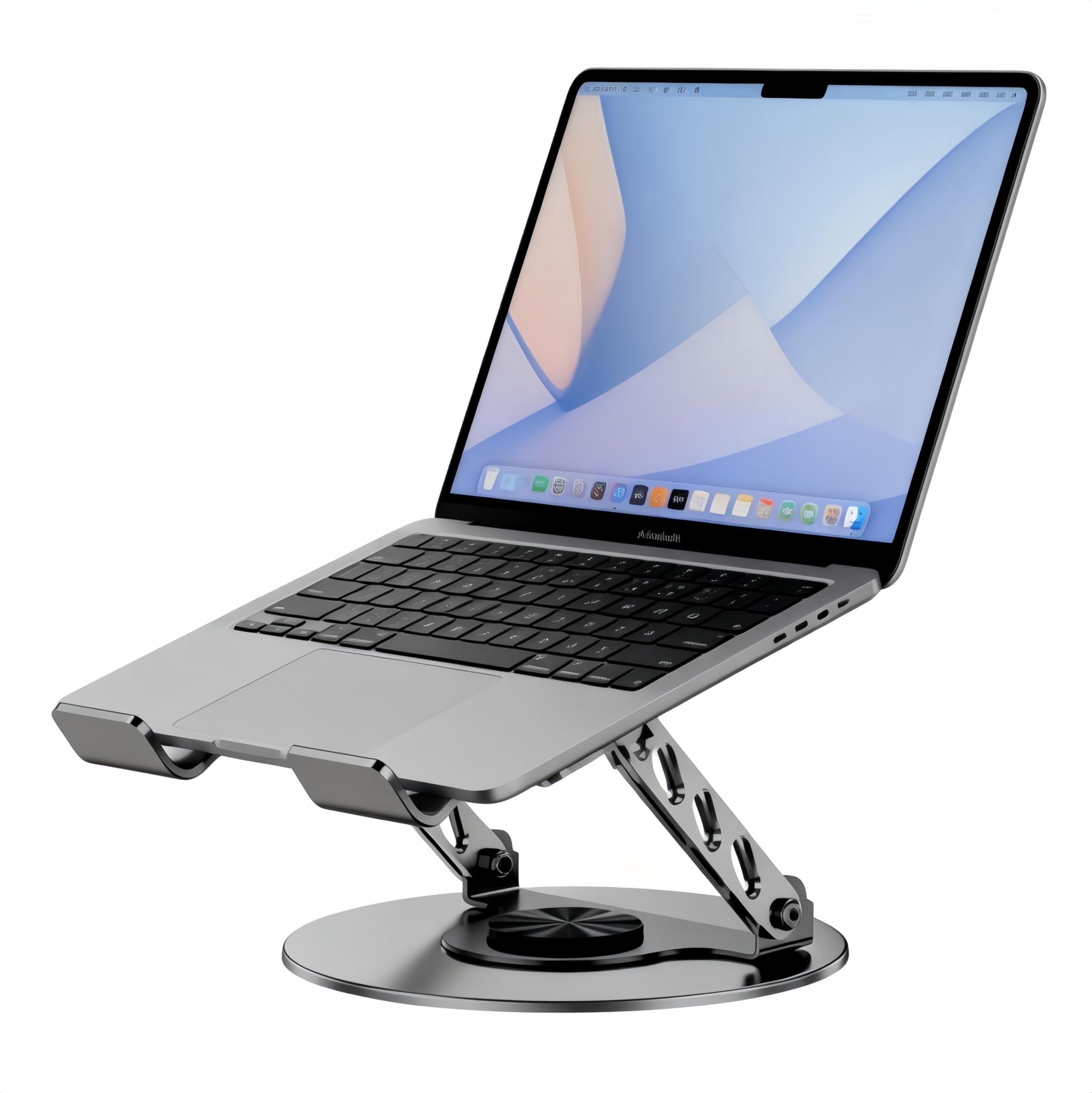 Support ordinateur portable réglable hauteur et rotatif 360 - 8