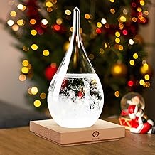 Christmas Gifts Weather Station Storm Glass Storm Cloud Weather Predictor Bottle Home and Office Decoration Desktop Decora...