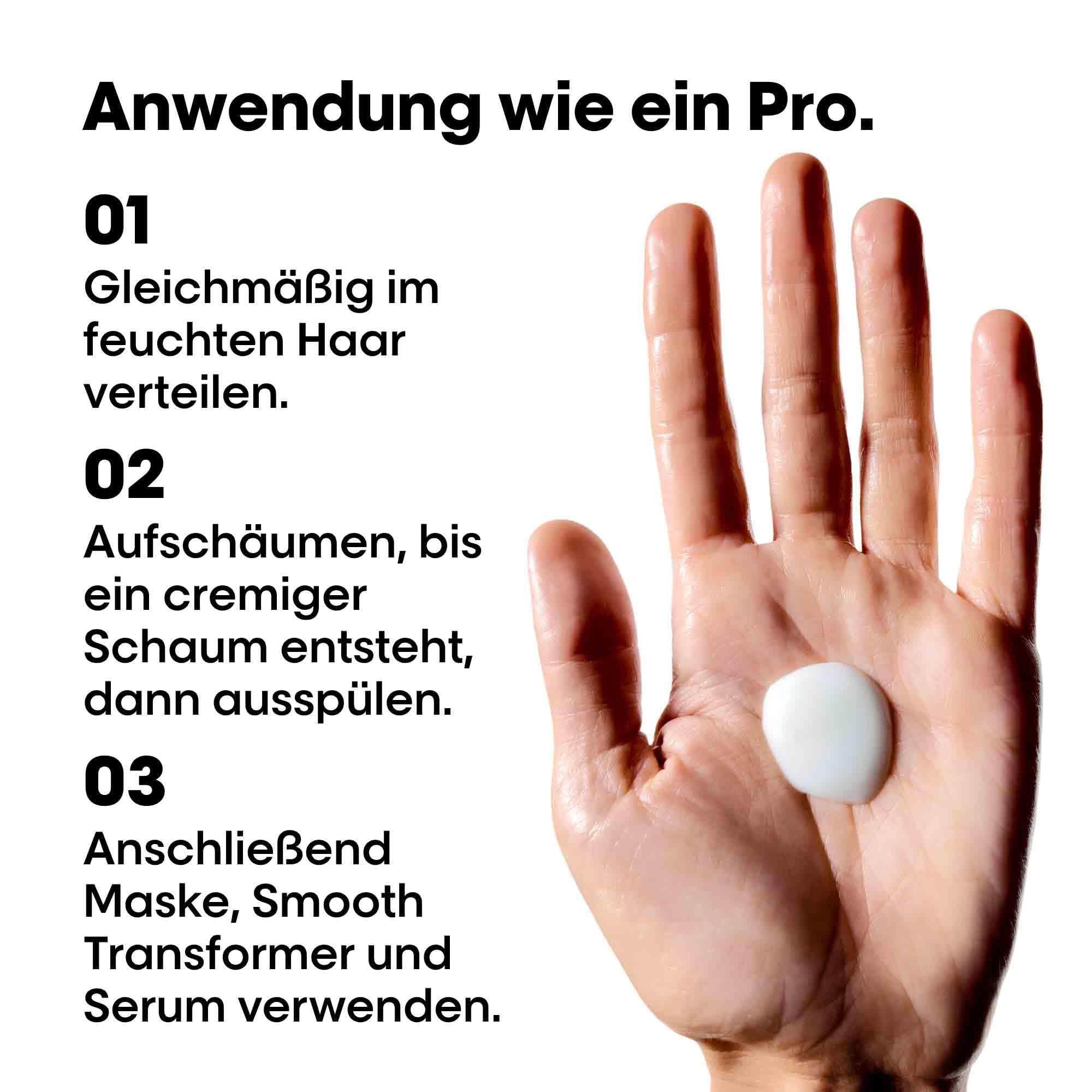 L'Oréal Professionnel Keratin Alpha Sleek Smooth Transformer Glättungspflege für alle Haartypen, für Geschmeidigkeit, Frizz- & Volumen-Kontrolle, schnelleres Styling, 200ml