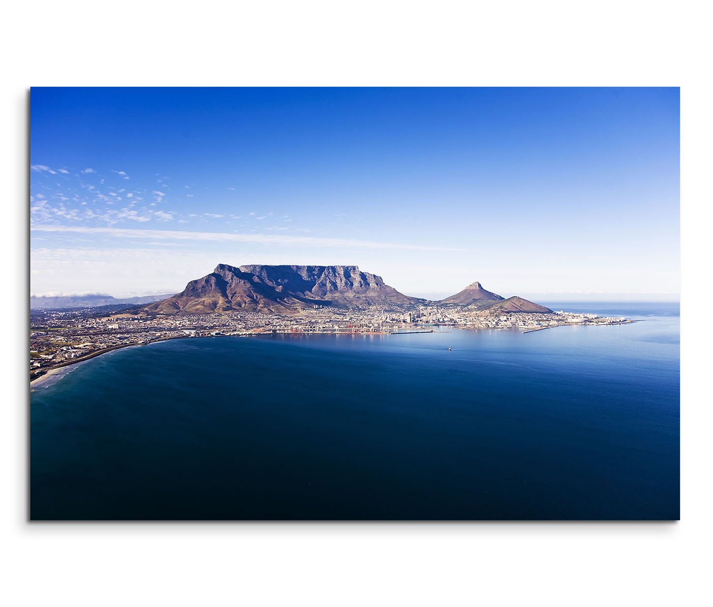 Toile sur cadre 120 x 80 cm avec impression panorama montagneux de l'Afrique du Sud