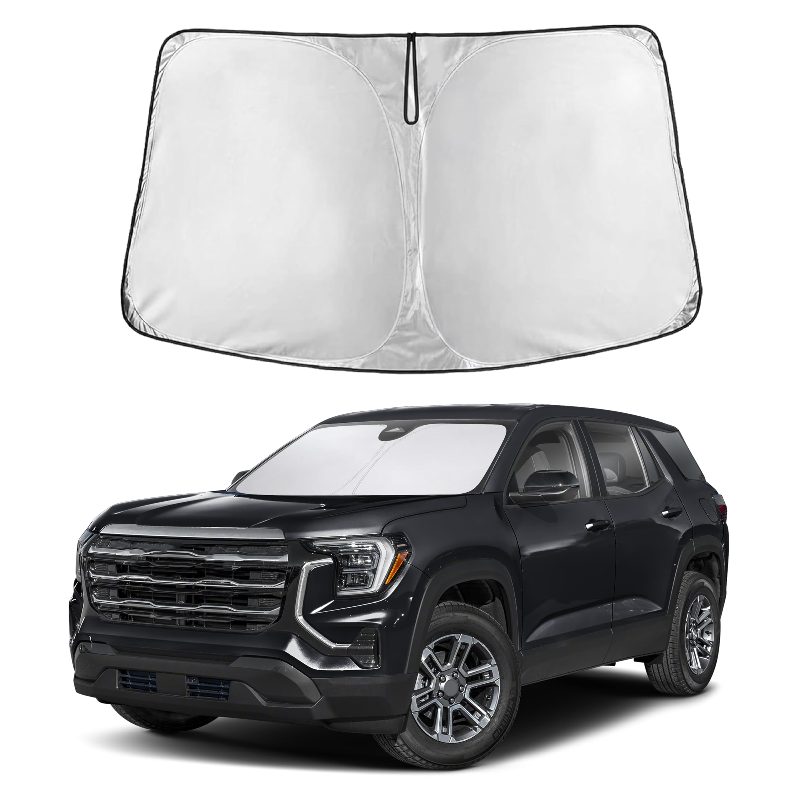 EcoNour Windshield Sun Shade Compatible for GMC Terrain 2018-2023 2024 2025