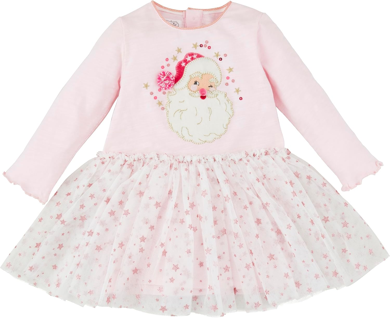 Mud Pie Baby Girls' Mud Pie Children Santa Mesh Dress