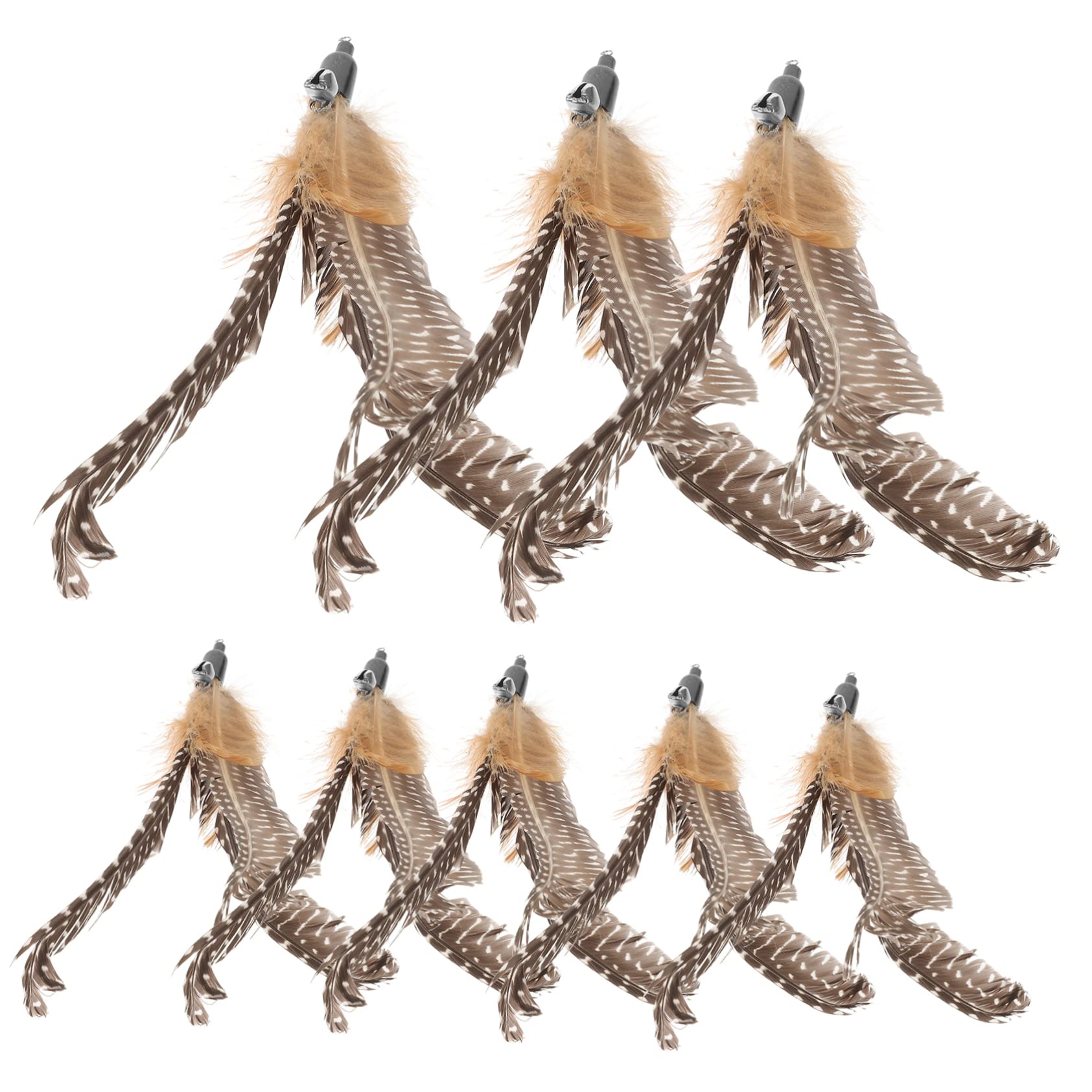 minkissy Lot De 5 Recharges pour Chat Jouets Interactifs pour Chaton Jouets De Remplacement Faciles À Utiliser 8 Pièces X 5
