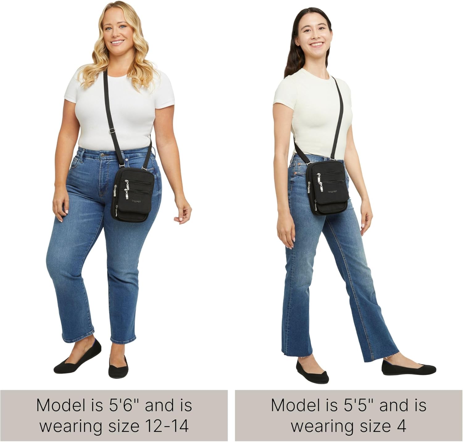 Baggallini Journey Crossbody Bags for Women 9x6 Small Lightweight Travel Handbag W/RFID - Image 7