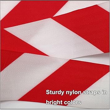 32FT Red Retractable Traffic Cone Topper Tape