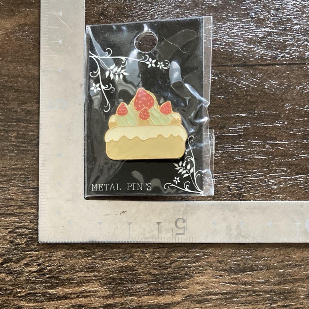 ピンズ・ピンバッジ・缶バッジ cake Amazon | ピンバッジ ケーキ スイーツ ピンバッチ ピンズ | バッジ