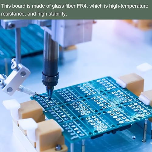 Miniatura 4 de YOKIVE 5 placas de circuito impresas universales de una sola cara, placa de cobre chapada en PCB FR-4, buena para proyectos electrónicos de