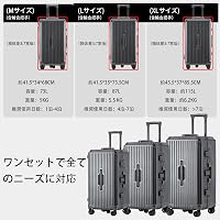 Amazon | [Oritatanda] スーツケース 大型 aluminium フレームタイプ