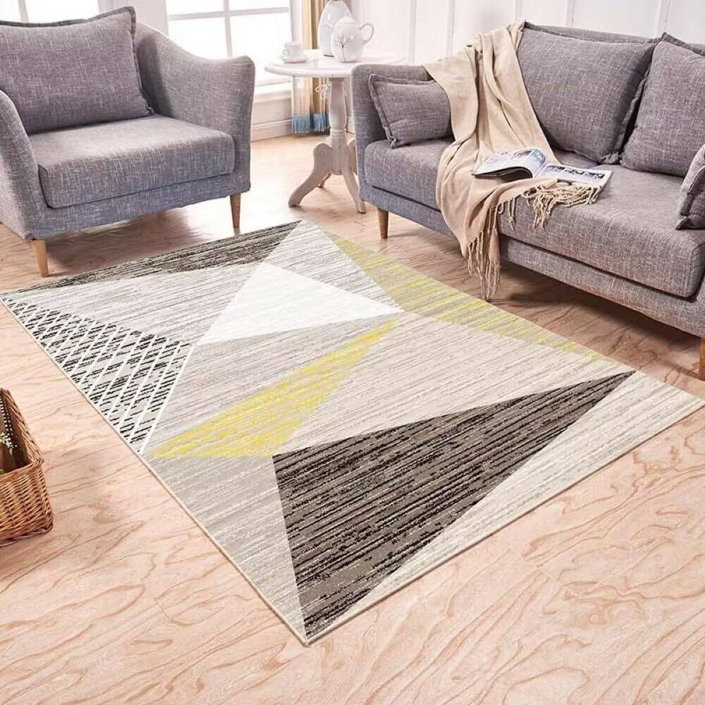 Tapis long couloir et grand salon gris pour protéger le sol des chiens