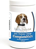Vista 66 de Healthy Breeds Schnauzer miniatura todo en uno multivitamínico suave masticable 90