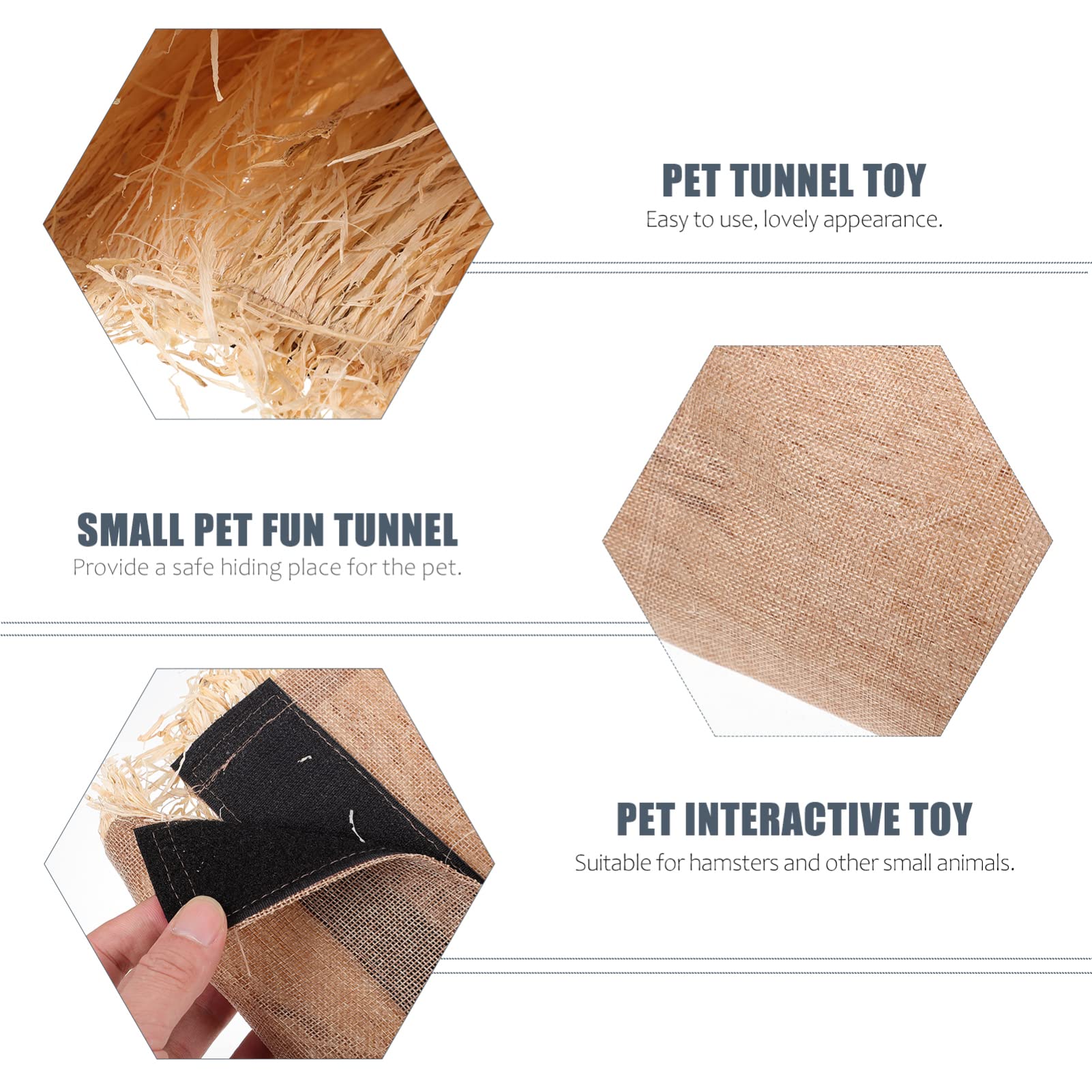 FRCOLOR 2stücke Hamster Schlafnest Wärme Und Komfort Für Kleintiere Tunnelspielzeug Aus -freiem Material Für Hamster Und Meerschweinchen Kompakte Für Käfige Und Ecken