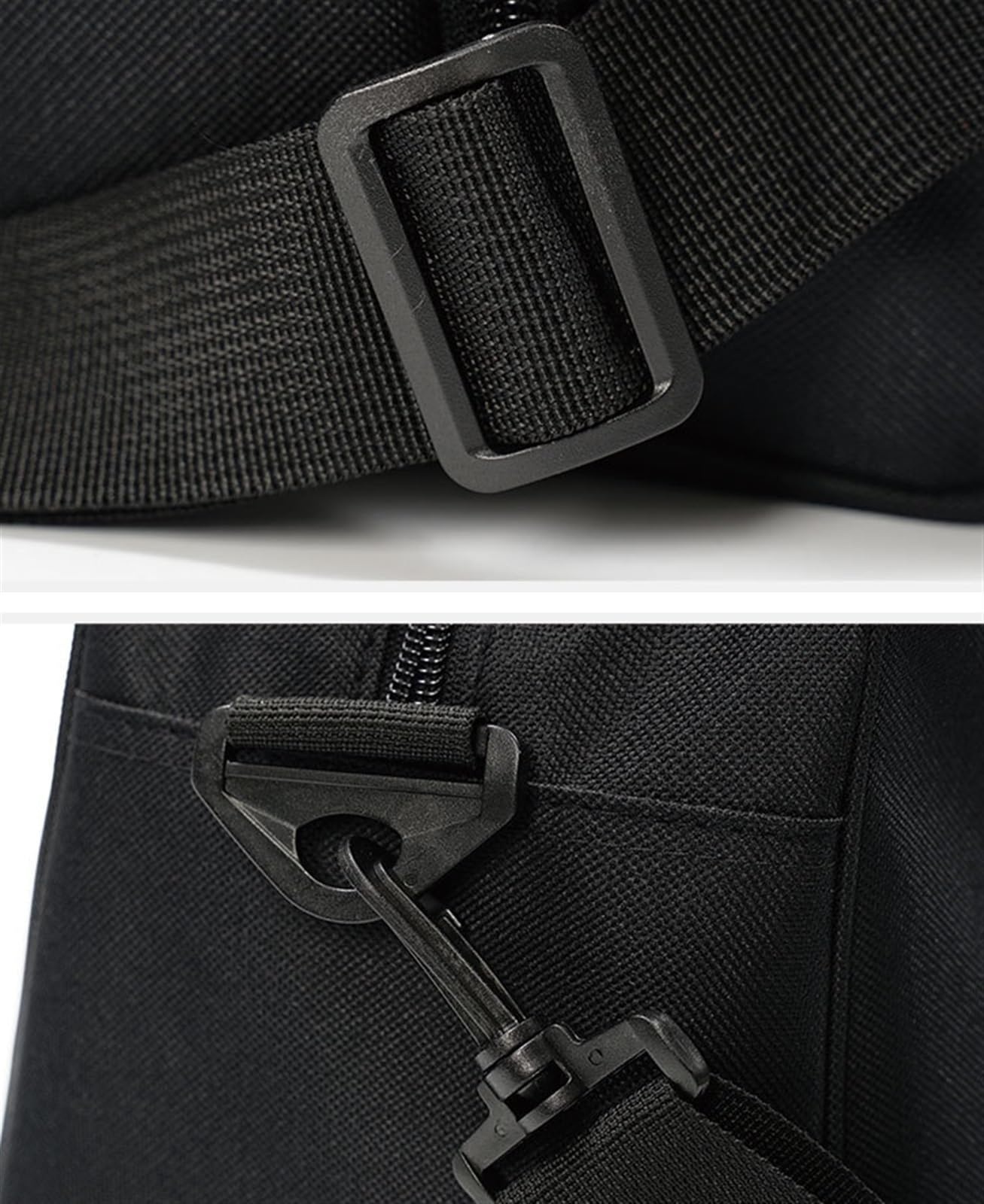 Torby Podróżne 18-calowa Torba Podróżna Z Tkaniny Oxford Weekendowa Torba Na Siłownię Dla Mężczyzn Torba Do Noszenia Torba Składowanie Podróży(Black)