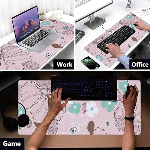 Miniatura 5 de Alfombrilla de mouse para juegos de graffiti alienígena, alfombrilla de escritorio de oficina, base de goma antideslizante, alfombrillas de mouse