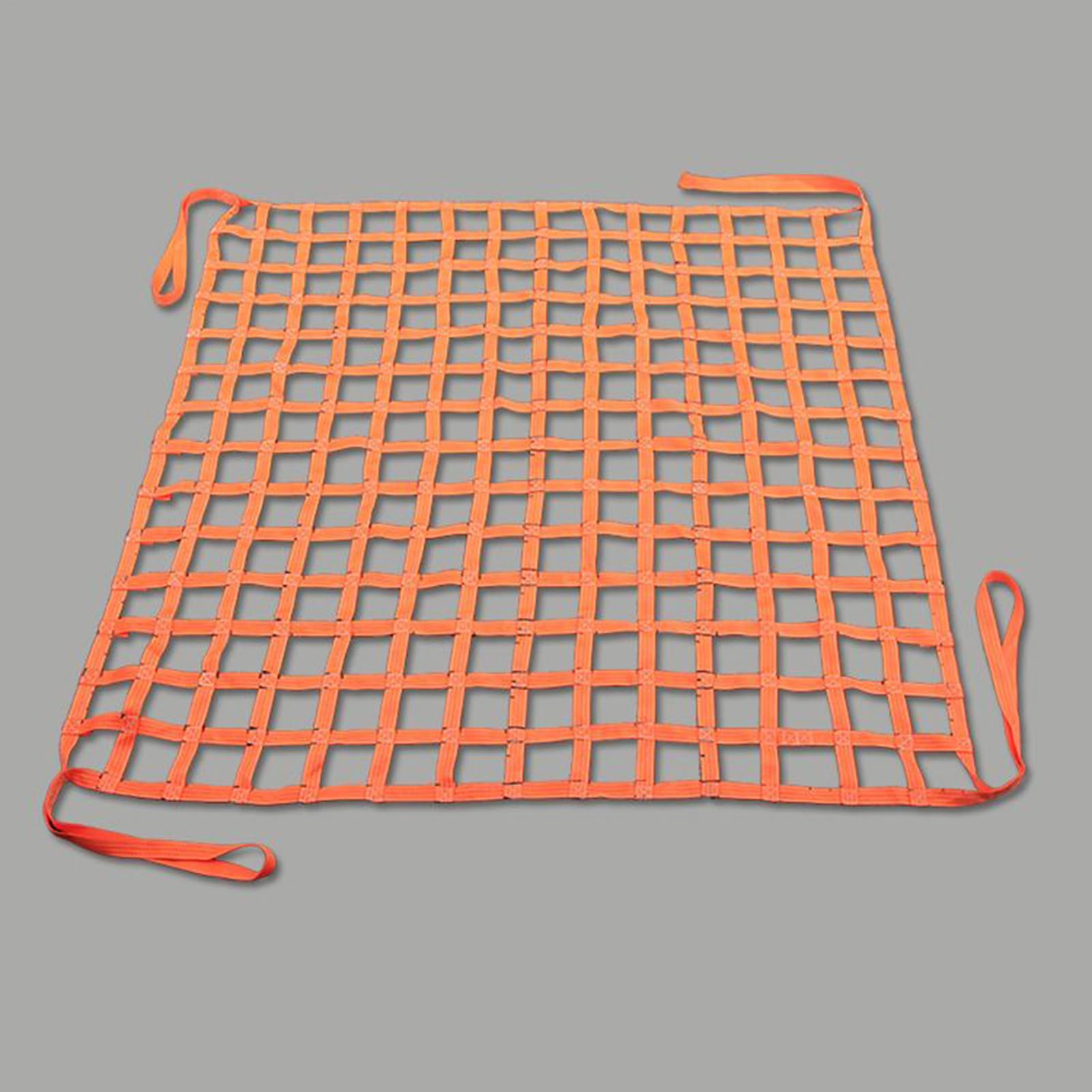 Siatka ładunkowa, 99 x 99 cm, siatka 9,9 cm, nośność netto 300 kg, do organizacji przenoszenia kampera, SUV-a, ciężarówki, łóżka, artykułów spożywczych, przyczep rowerowych, sufitowych