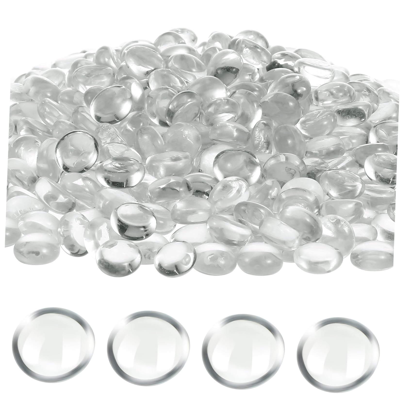 Billes de verre pour centres de table de jardin et décoration