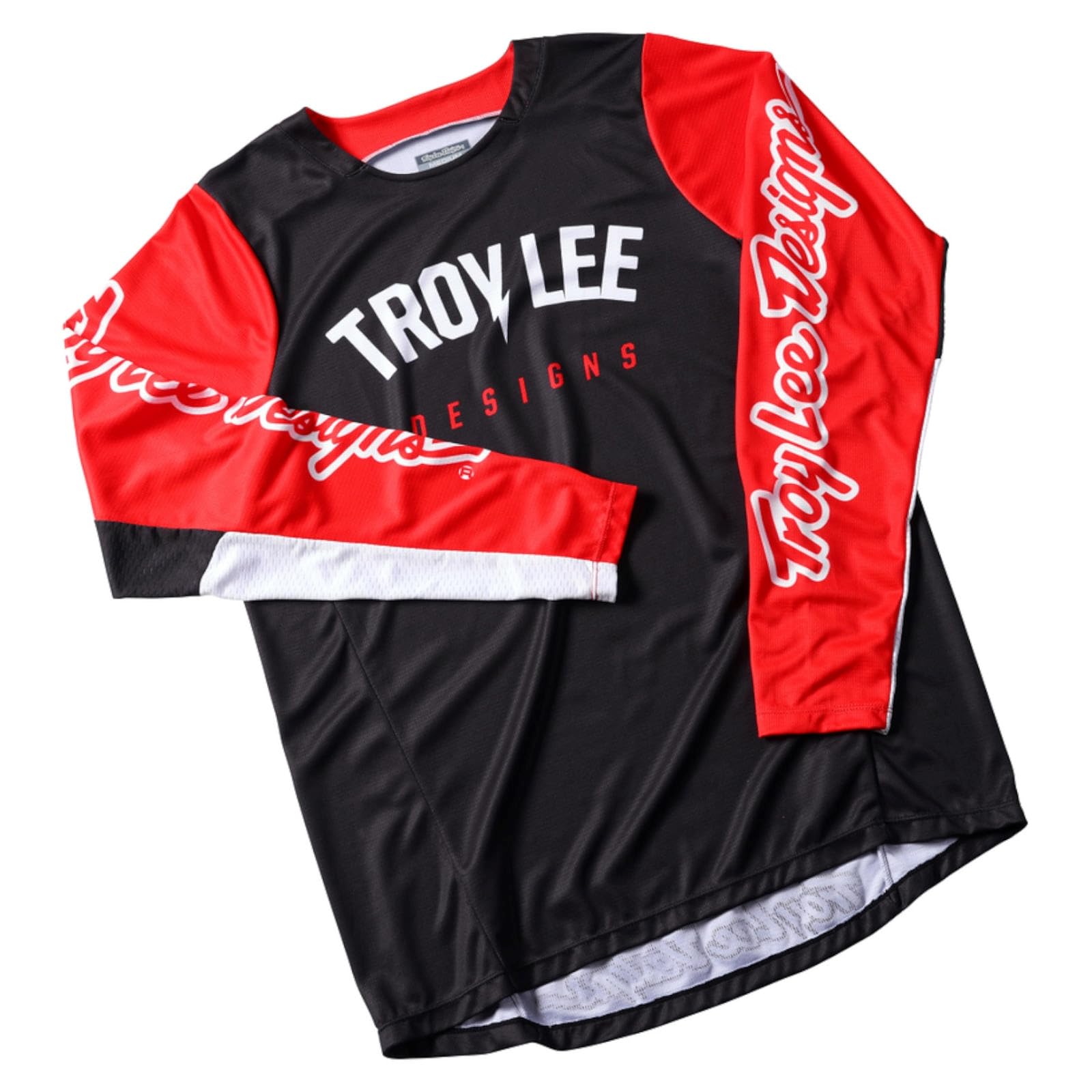 Troy Lee Designs 2023 GP Pro Mountain Bike Jersey - Boltz Graphic, X-Large (Black/White)